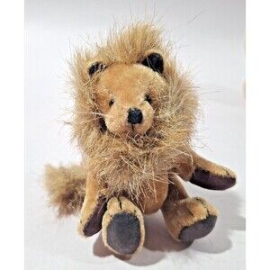 Boyd's Bears T F Wuzzie Lion Miniature Plush Animal  3"  Jointed, Tagged 596007